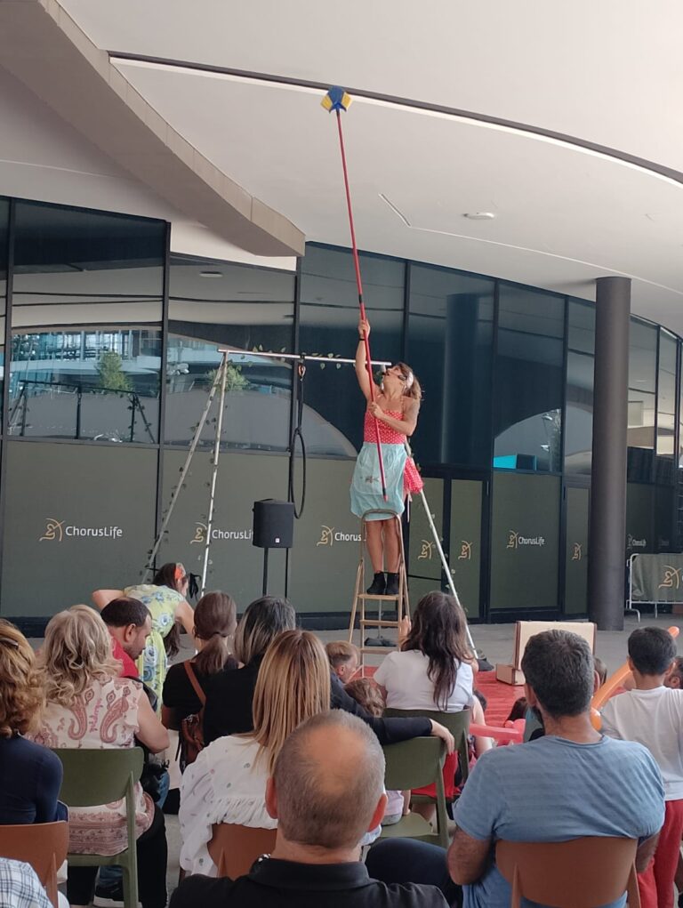 Clean Hoop show - Roberta Mazzeo su hula hoop
