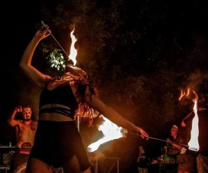 Bohème - Fire show
